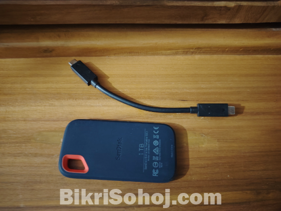 Sandisk 1tb ssd.output input 1080MB